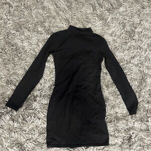 SHEIN Classic Black Long Sleeve Dress